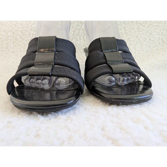 Moda Reflex Womens slip on strapped pumps Black Size 8.5 Med Cute - Picture 5 of 9